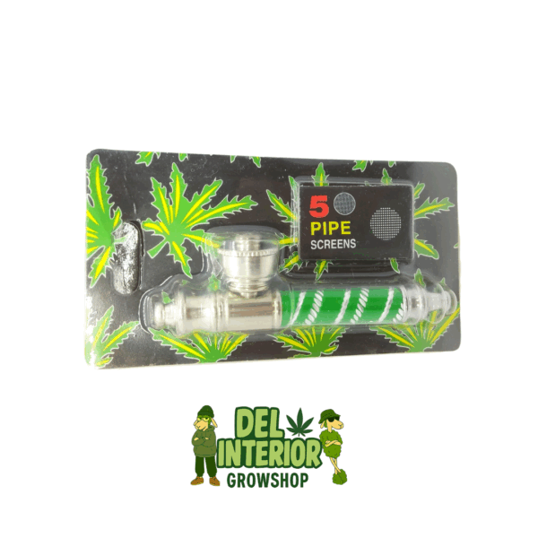 Pipa de metal + rejillas