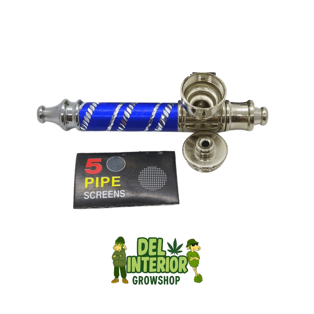 Pipa de metal + rejillas