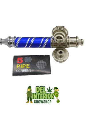 Pipa de metal + rejillas